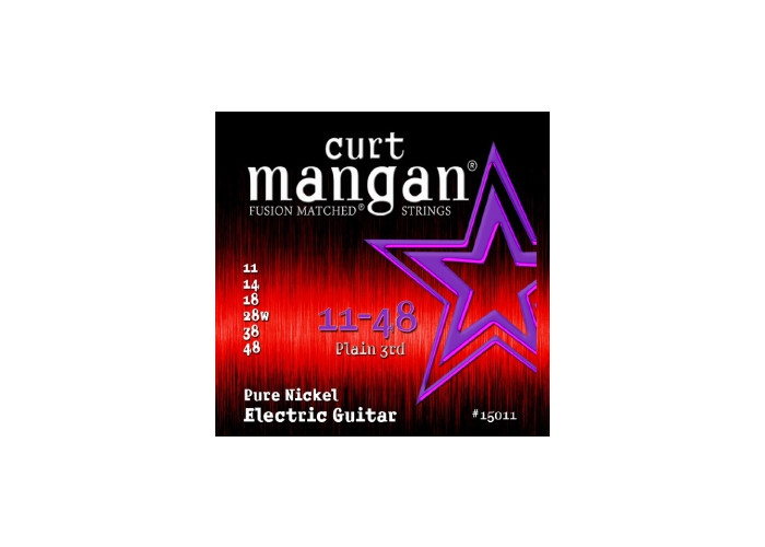 Curt Mangan 11-48 Pure Nickel Wound Set for electric guitar