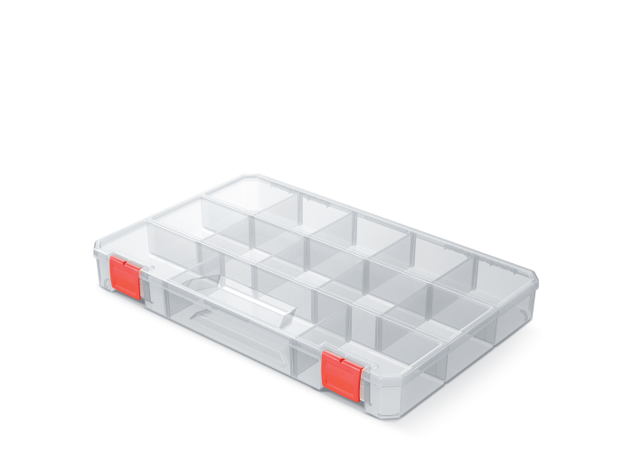 Compartment box 355x230x41mm mm for storing components