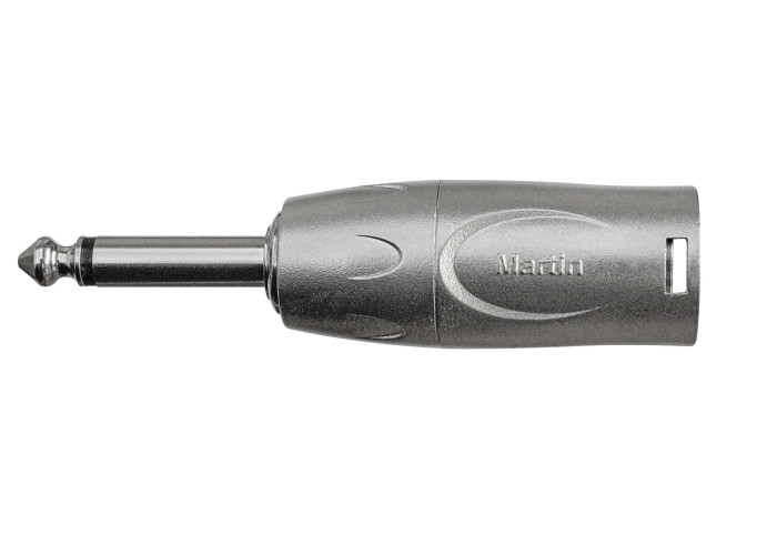 MARTIN XLR male - 6.3mm plug (male) MONO adapter 