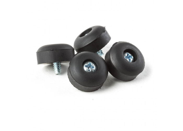 Rubber grommet with screws, 4pcs bag