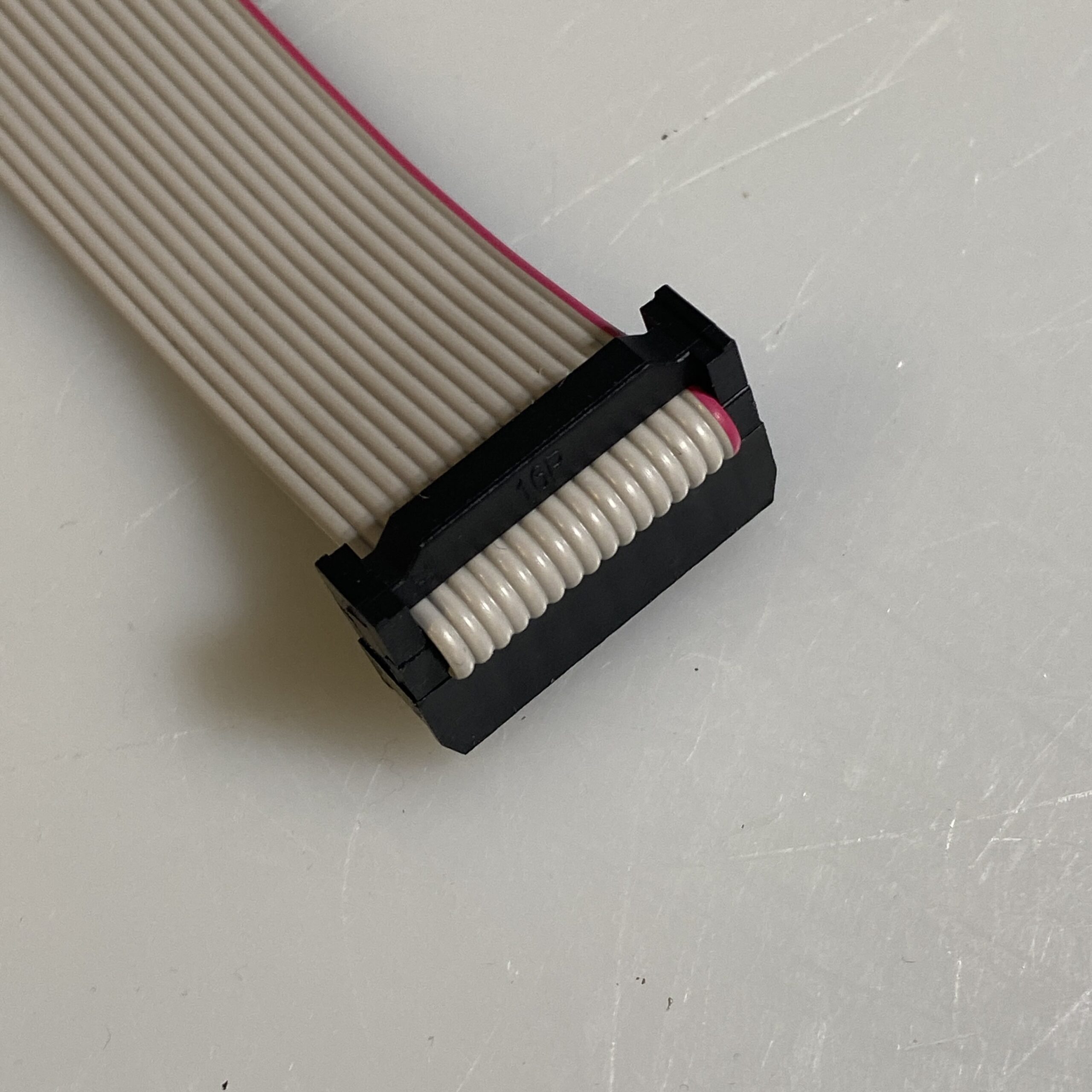 Crimping an IDC Ribbon Cable Connector Without a Specialized Tool